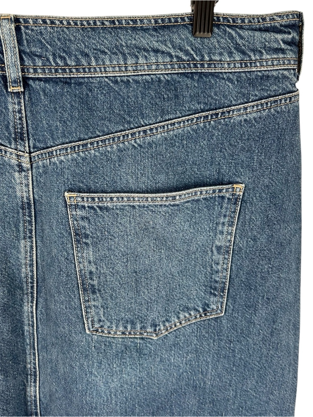 Boden 5 Pocket Denim Front Slit Maxi Skirt US Size 16-18 - Picture 7 of 10